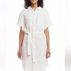 Weatherproof White Shirt Dress
